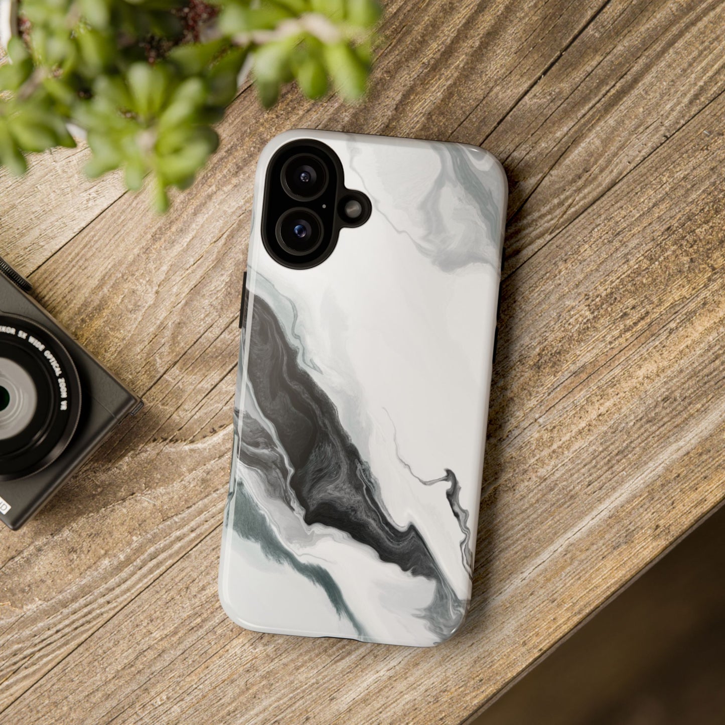 Black & White Abstract Phone Case