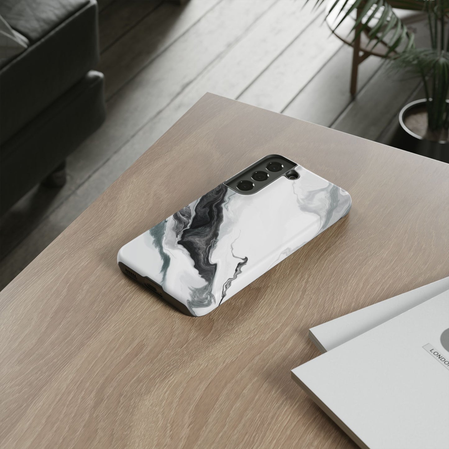 Black & White Abstract Phone Case