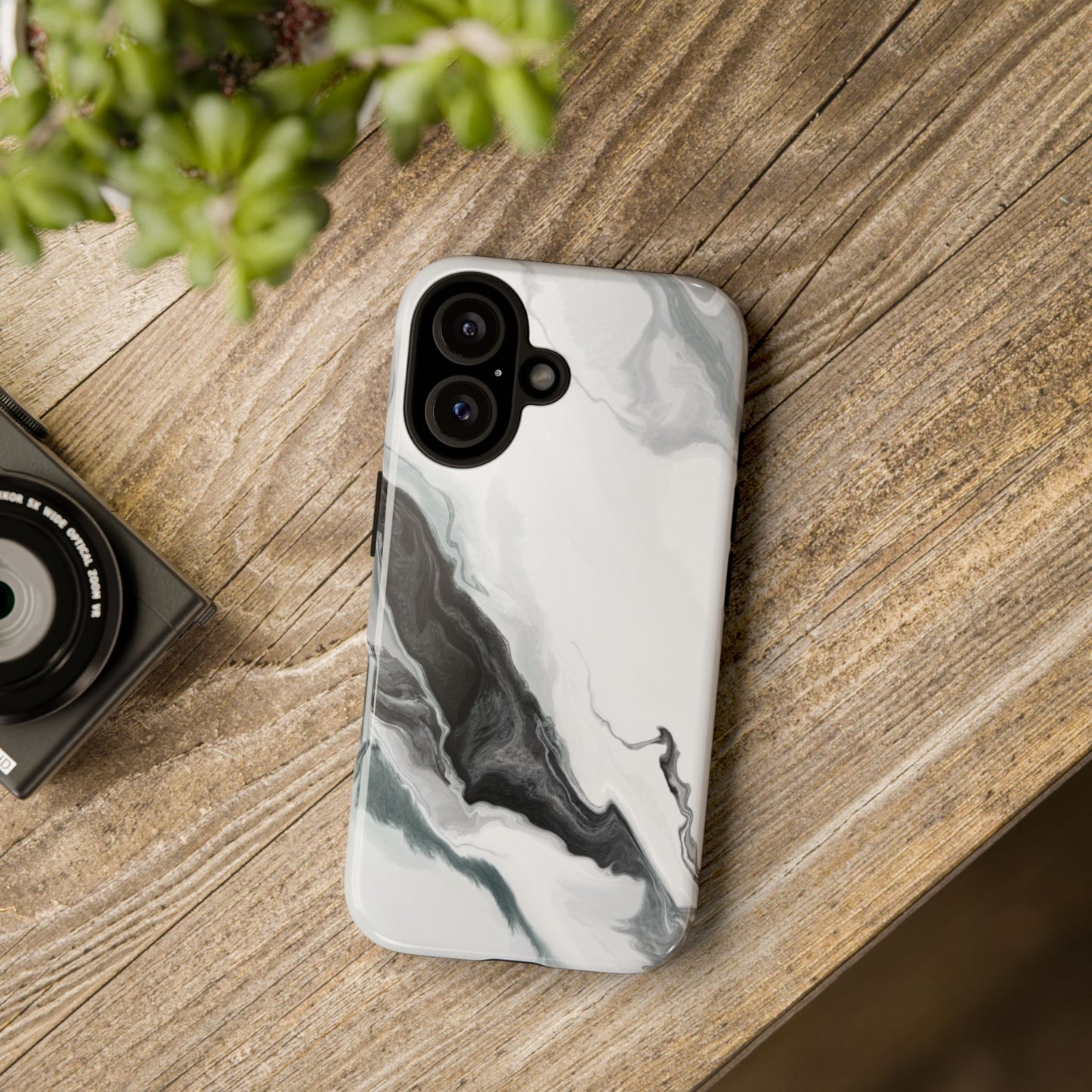 Black & White Abstract Phone Case