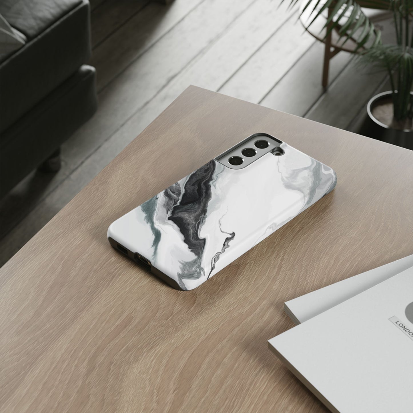 Black & White Abstract Phone Case