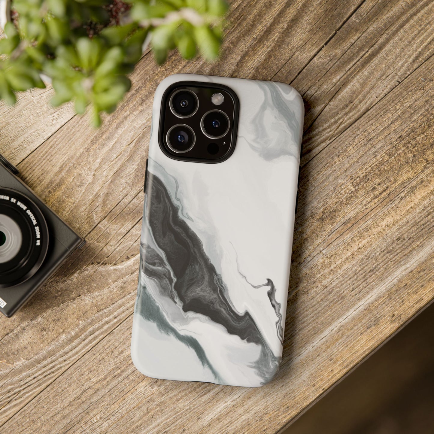 Black & White Abstract Phone Case