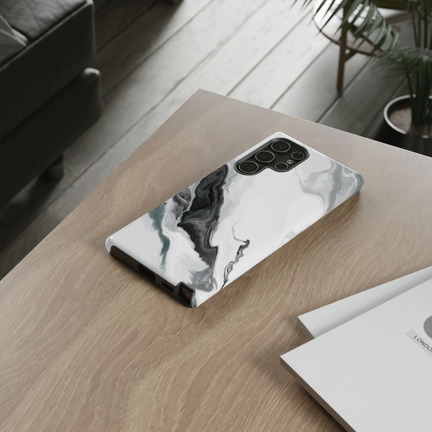 Black & White Abstract Phone Case