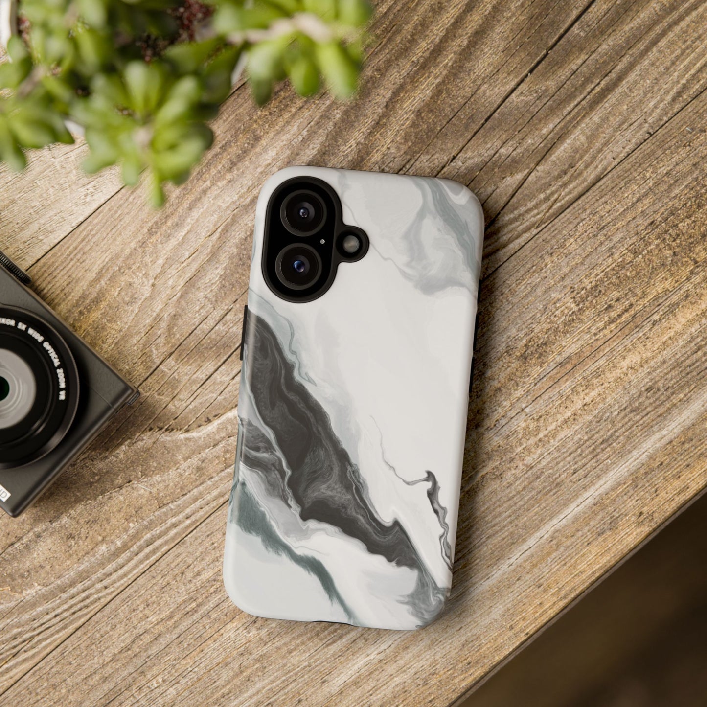 Black & White Abstract Phone Case