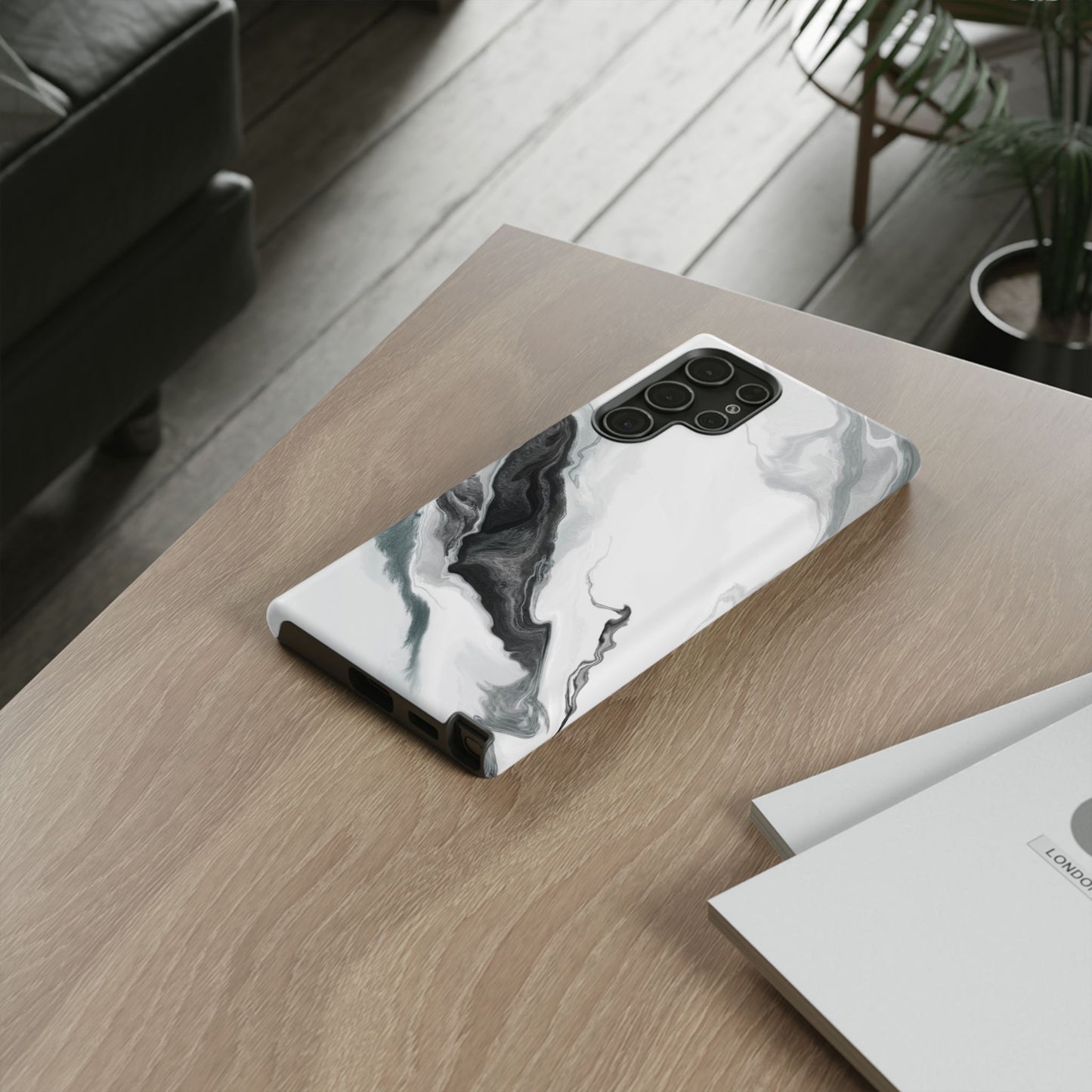 Black & White Abstract Phone Case