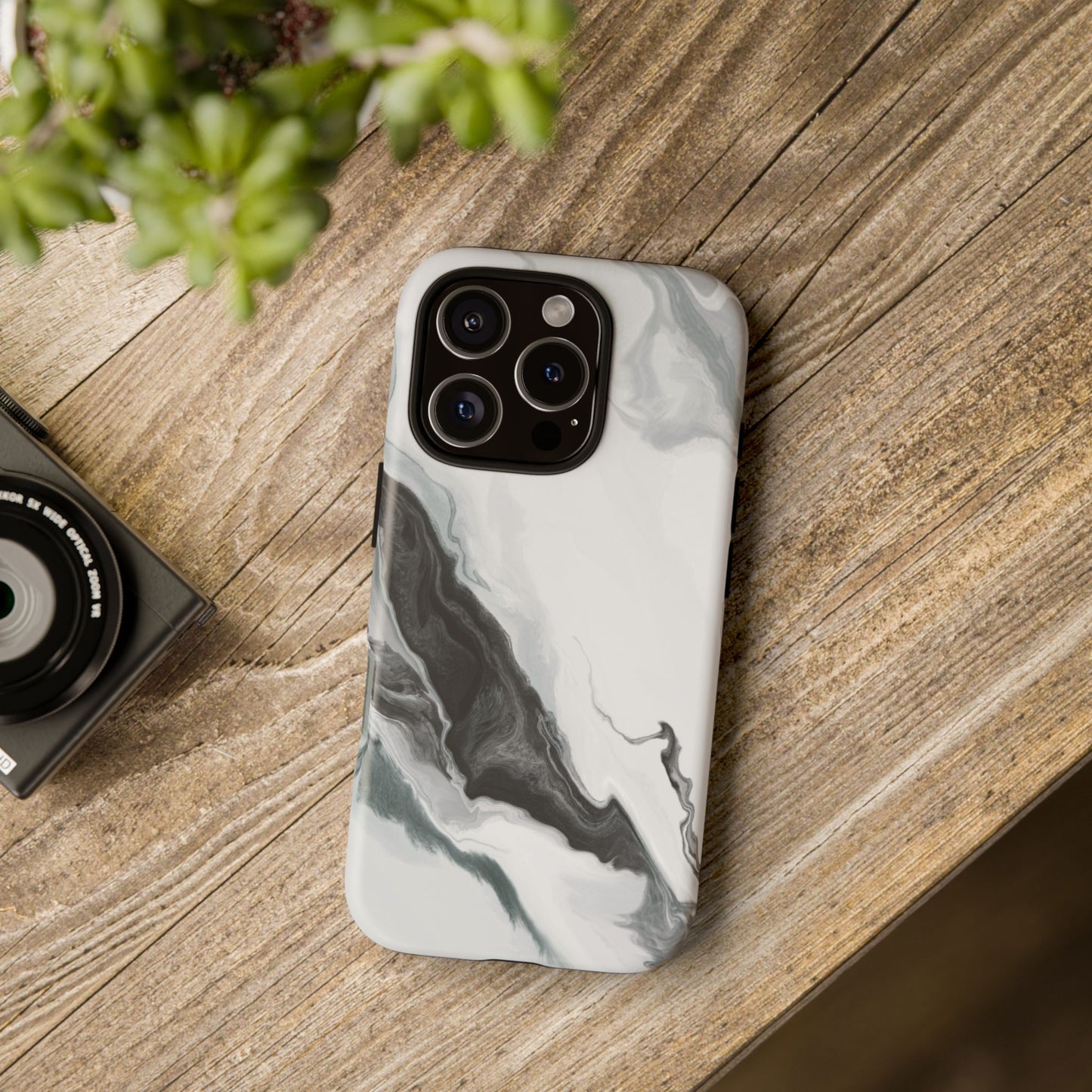 Black & White Abstract Phone Case