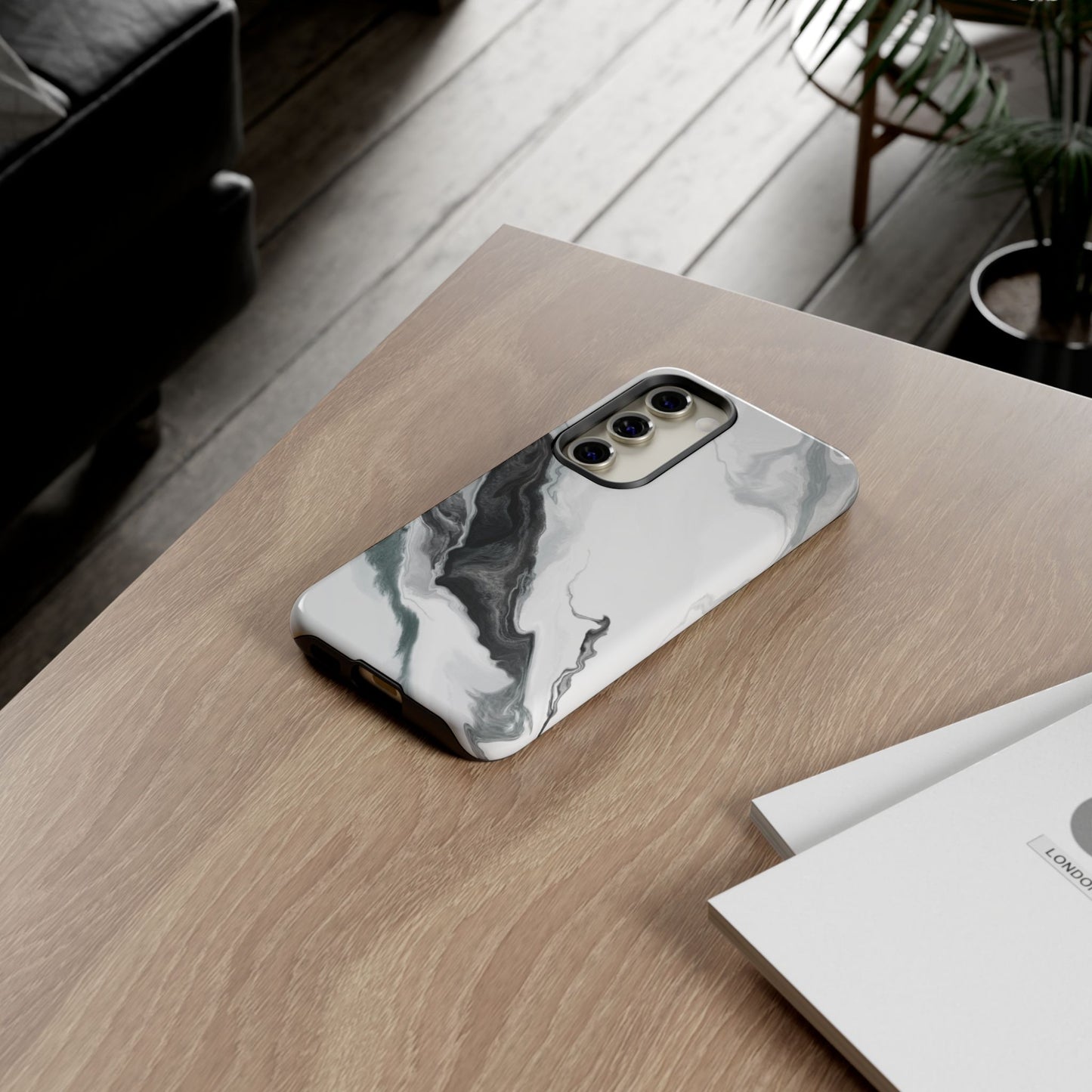 Black & White Abstract Phone Case