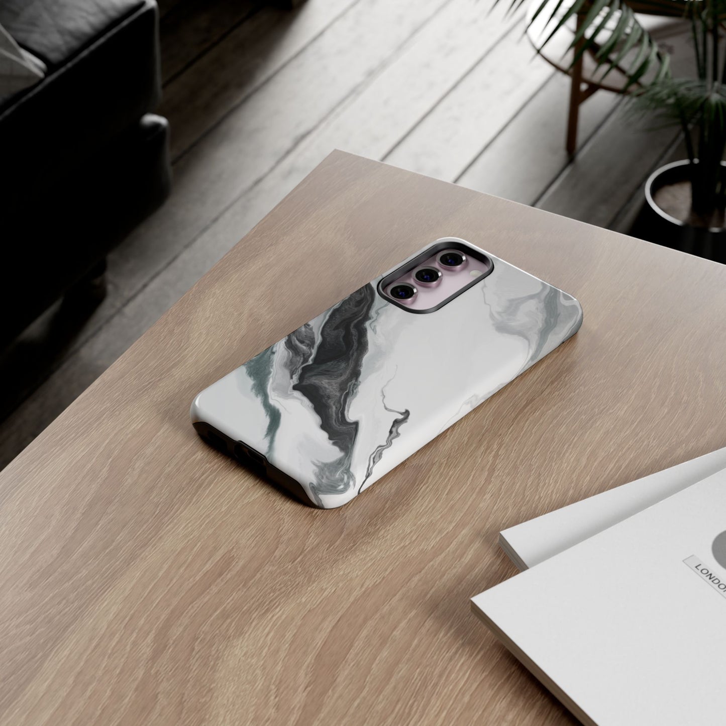 Black & White Abstract Phone Case