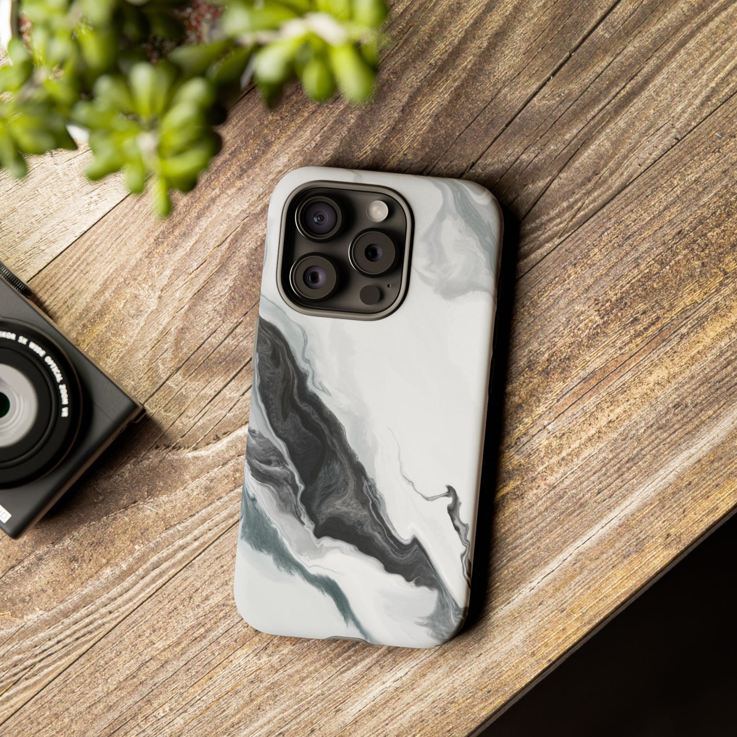 Black & White Abstract Phone Case