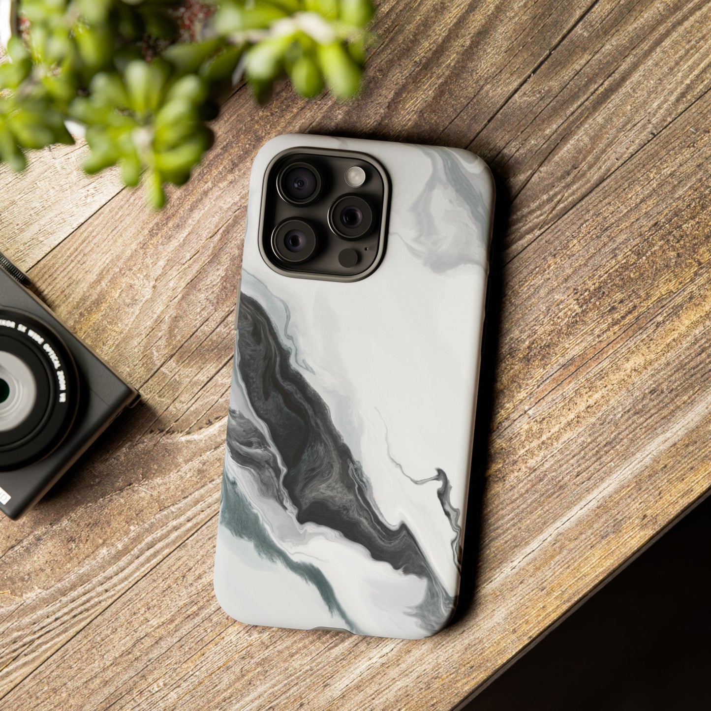 Black & White Abstract Phone Case