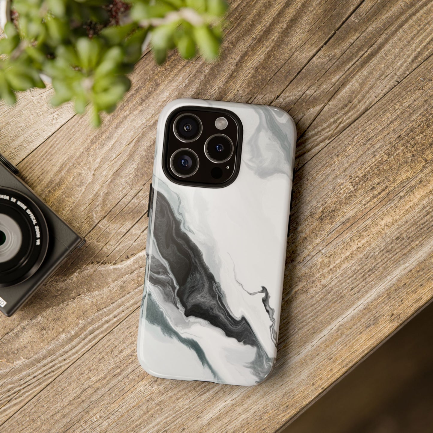 Black & White Abstract Phone Case