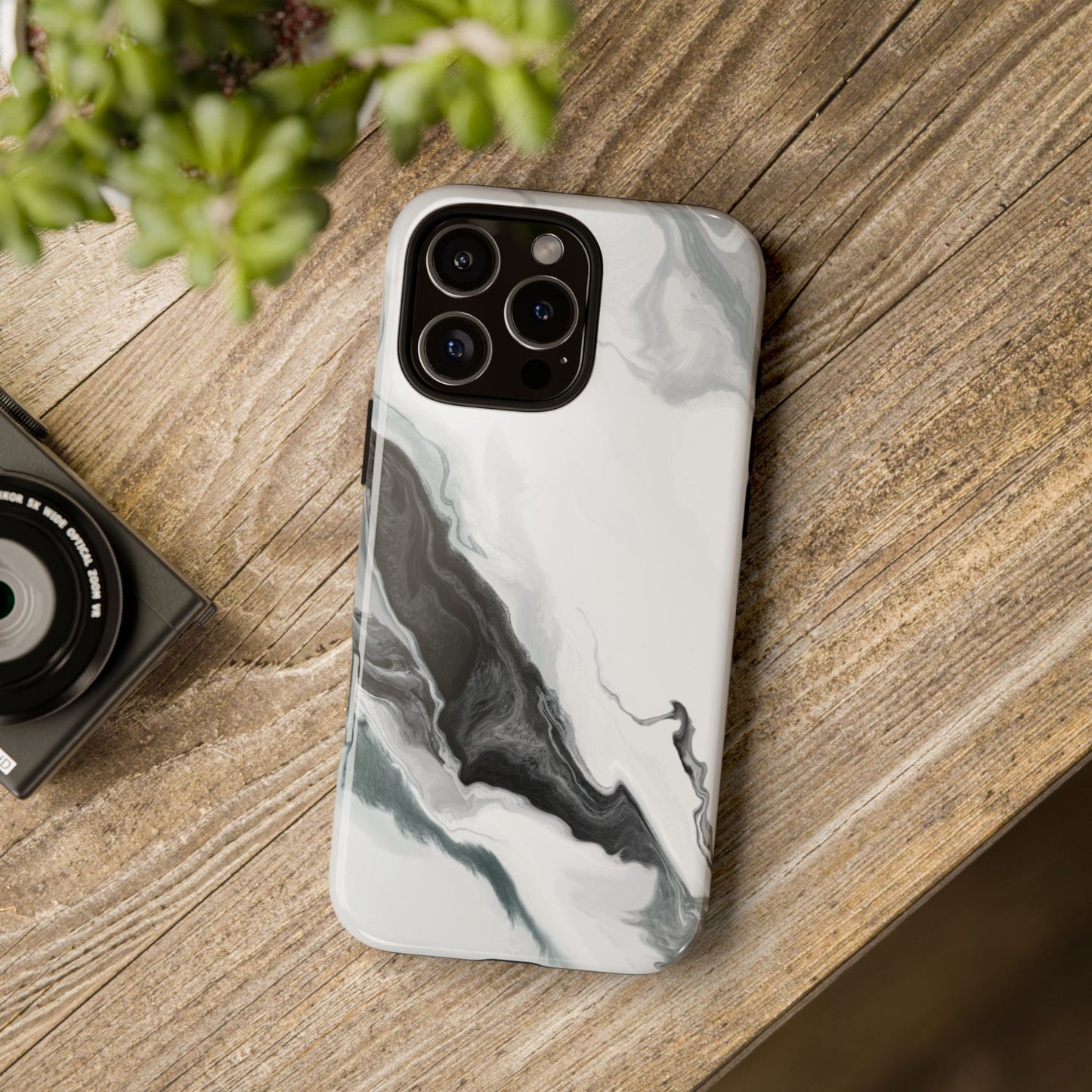 Black & White Abstract Phone Case