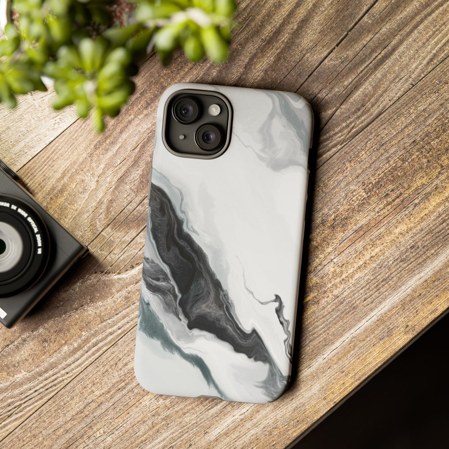 Black & White Abstract Phone Case